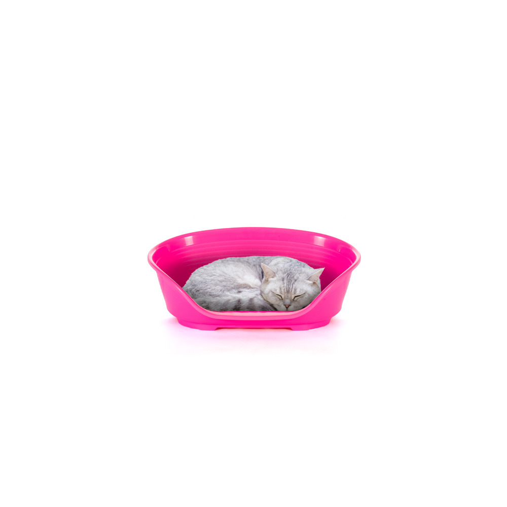 Ferplast - panier chien panier chat - lit pour chien en plastique small - 100% plastique recyclé - lit pou chat lavable -