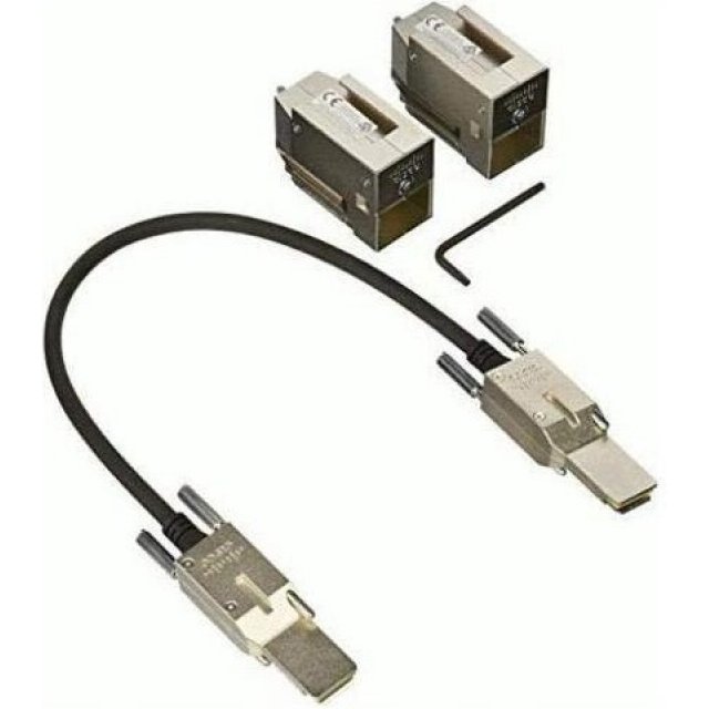 Cisco C9200L-STACK-KIT= câble InfiniBand et à fibres optiques 0,48 m Noir, Gris