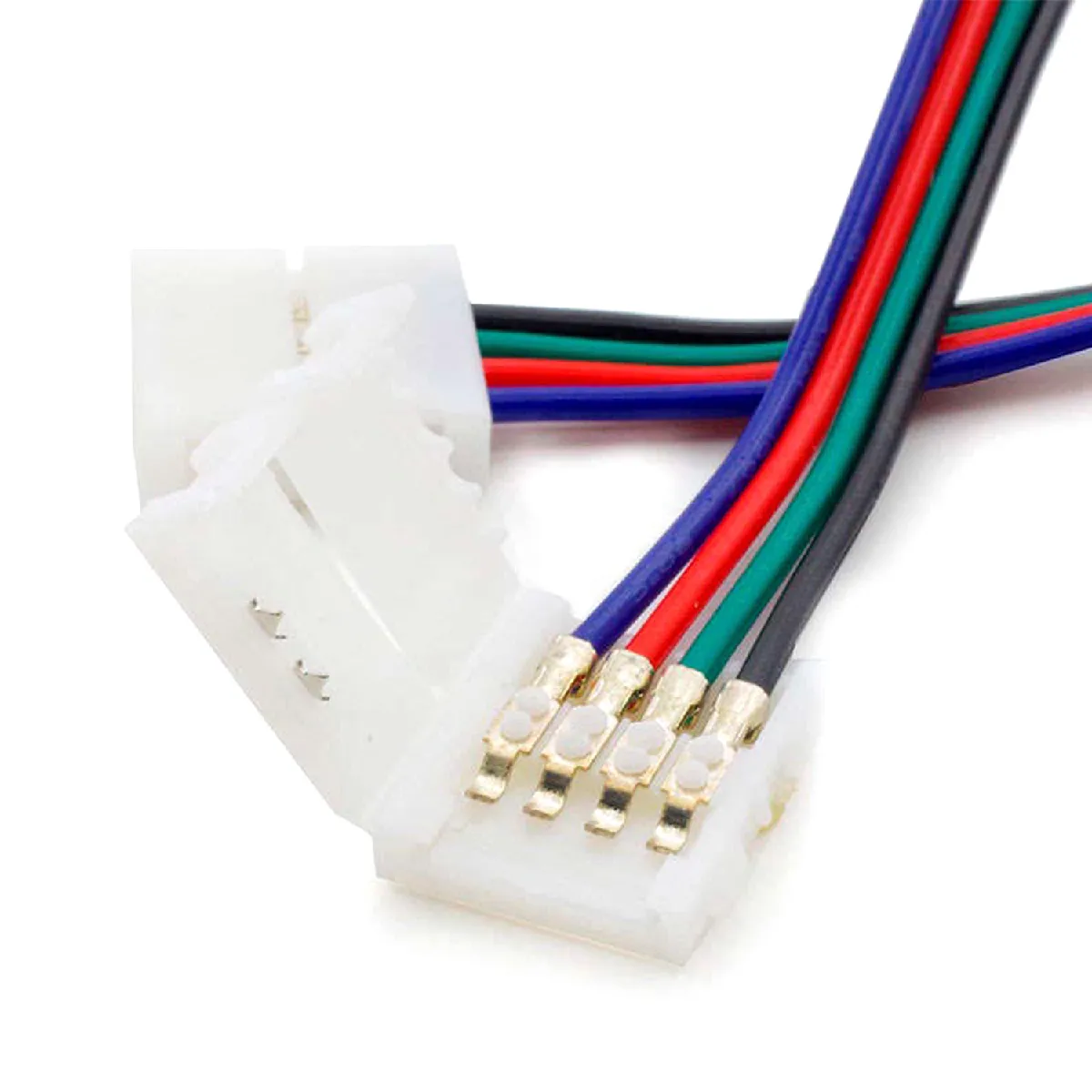 Ledkia Câble Double Connecteur Rapide LED RGB 10mm