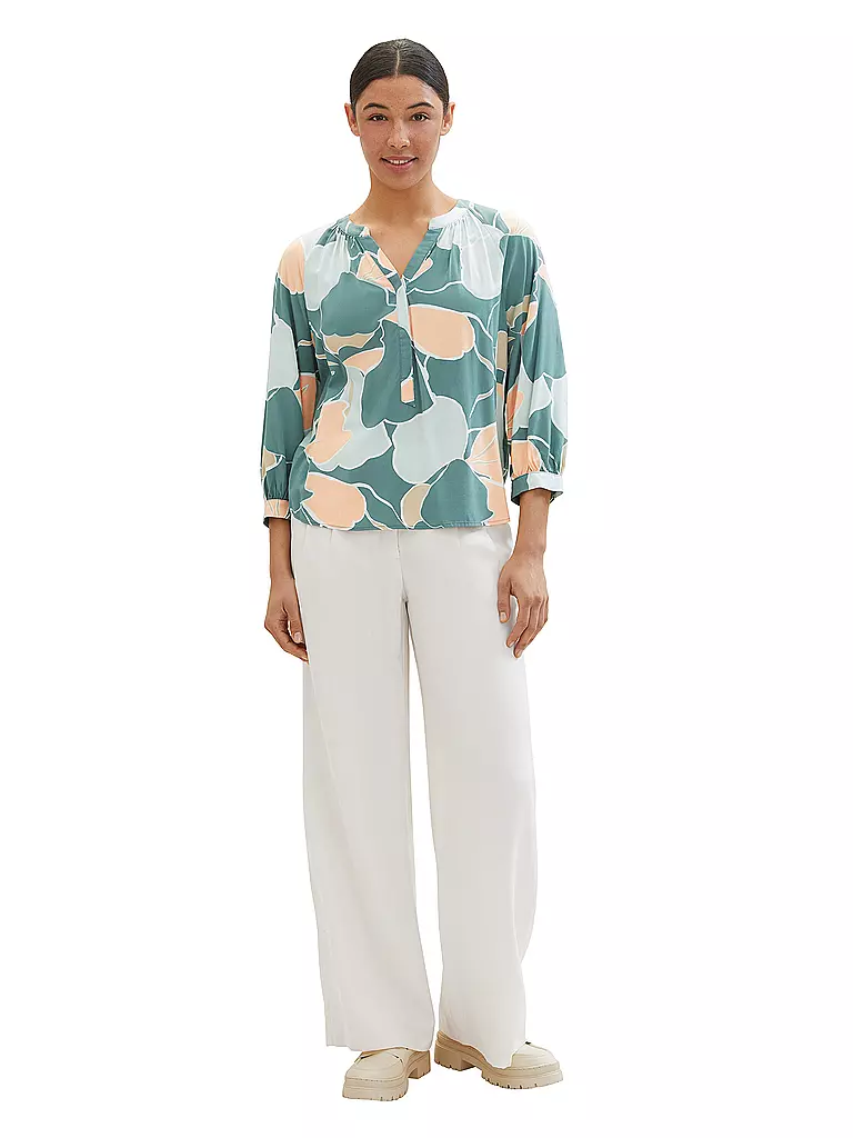 TOM TAILOR Bluse dunkelgrün