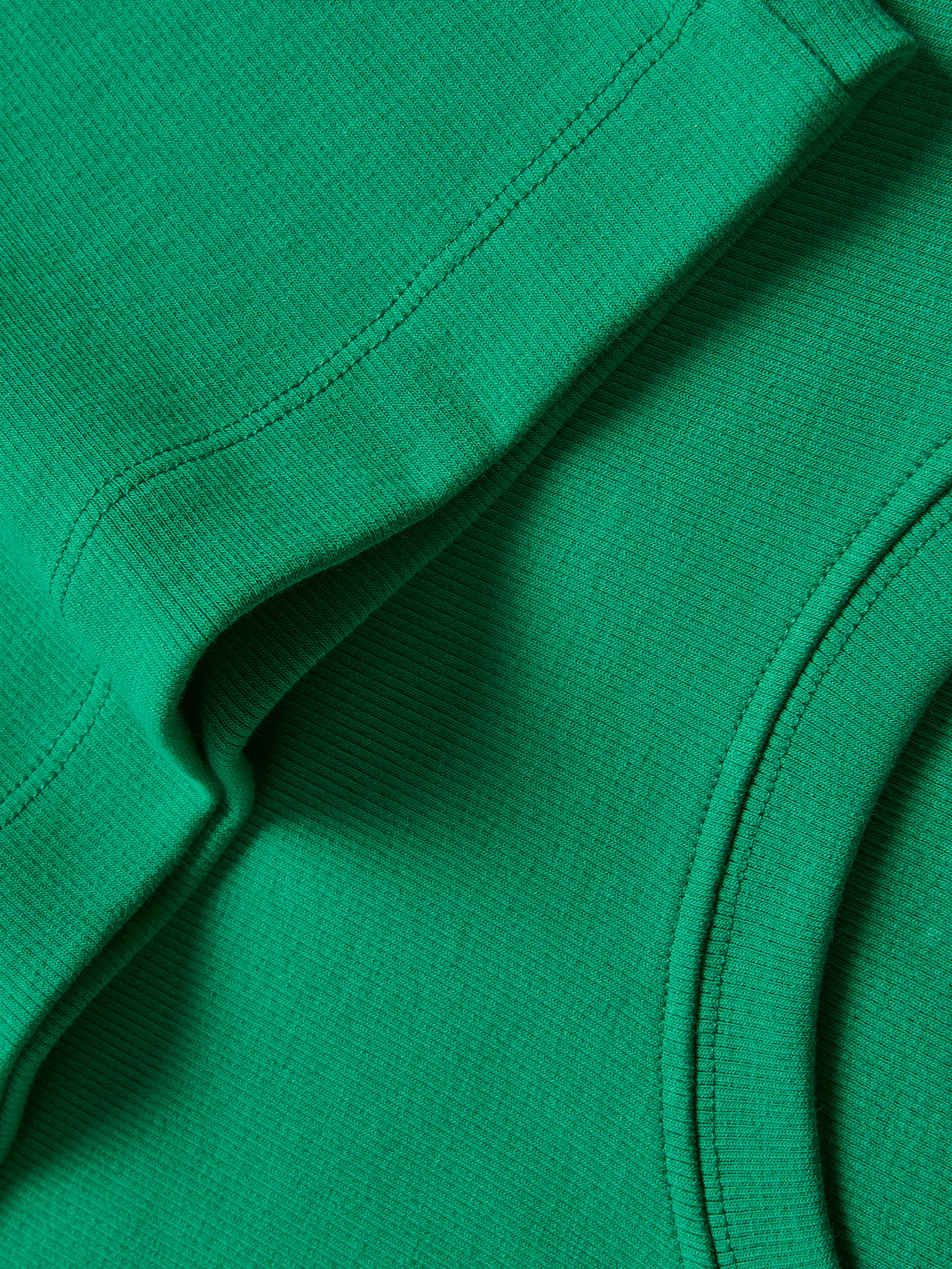 T-Shirt aus Rippstrick