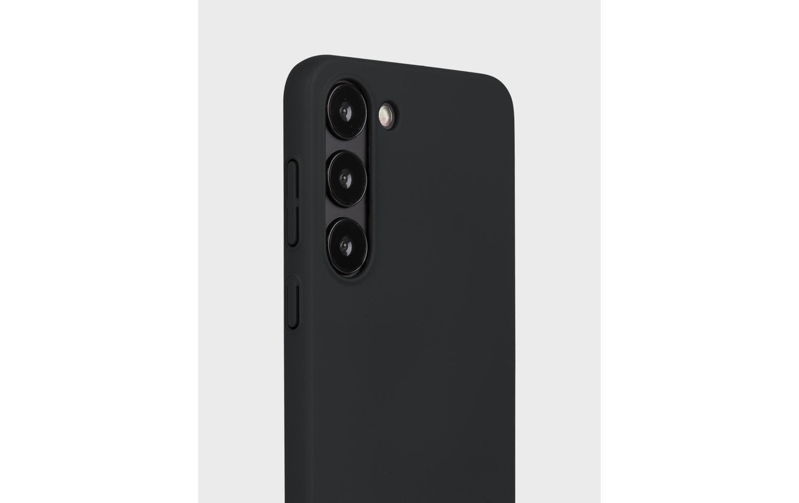 Back Cover Silicone Galaxy S24+ SchwarzModerne Handyhülle aus ultradünnem und griffigem Silikon für das Samsung Galaxy S24+