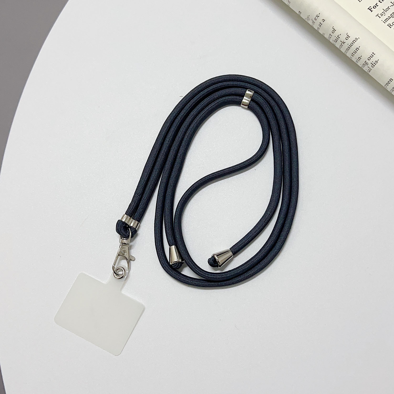(145cm) Universal Necklace Handykette Umhängeband für Schutzhülle   1x Einlage - Dunkelblau