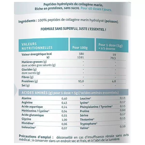 Nuviline Colágeno Marinho Neutro Puro Universal 200g