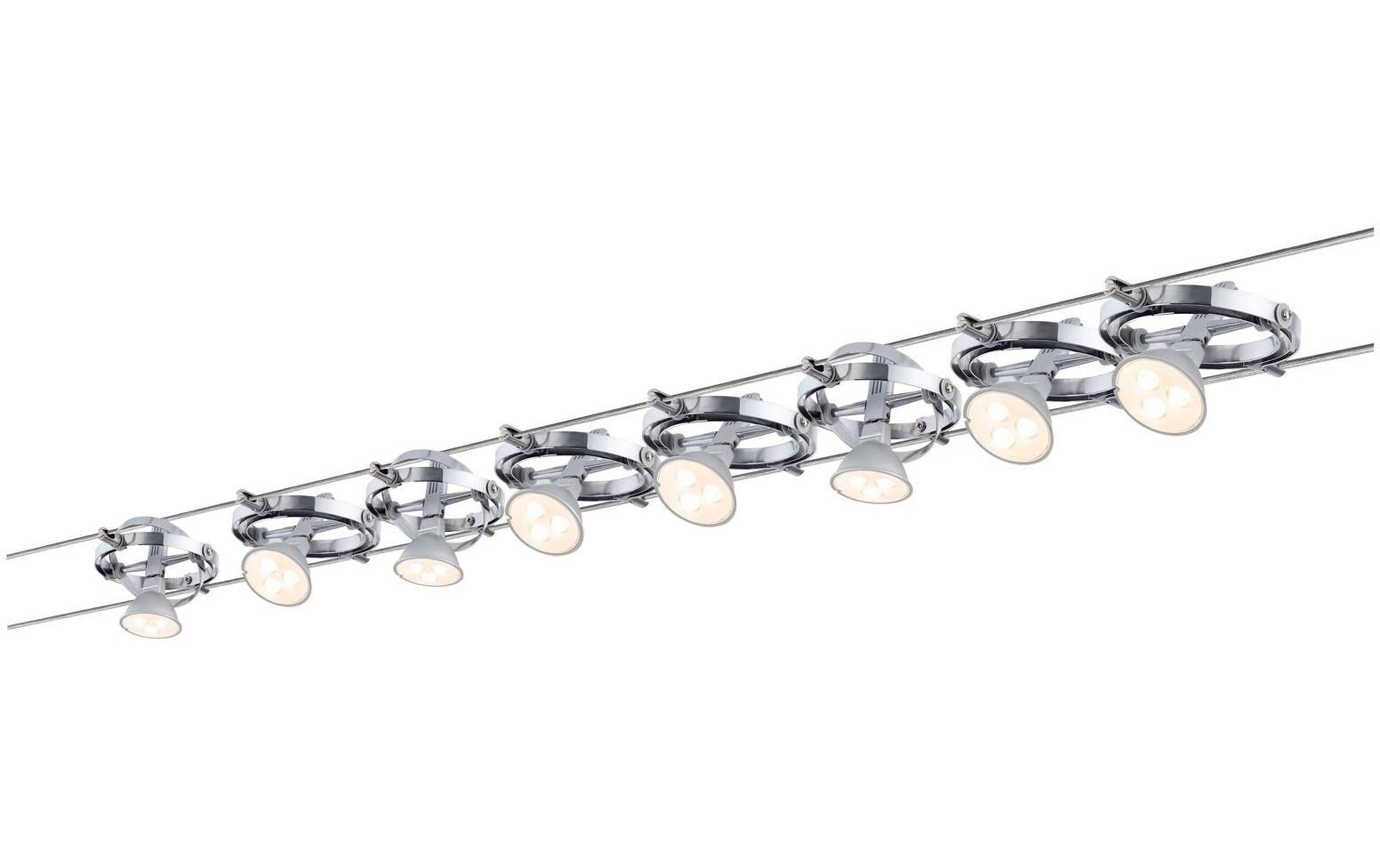 Seilsystem Cardan Basisset GU5.3 max. 8 x 10 W<br>Schienenleuchten