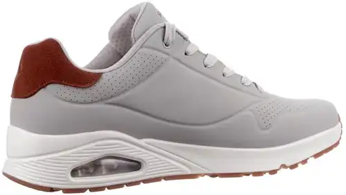 Skechers lichtgrijs 183004/NAT - maat 12 sneaker lichtgrijs - maat 12 Calandschoen