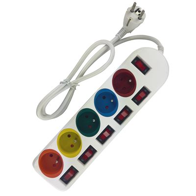 Multiprise interrupteurs individuels