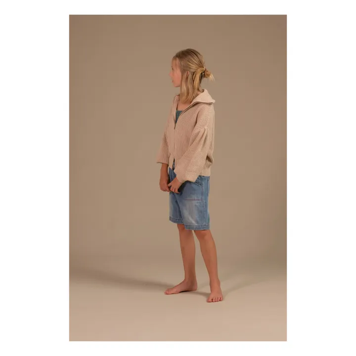 Longlivethequeen Cardigan Zippé | Ecru