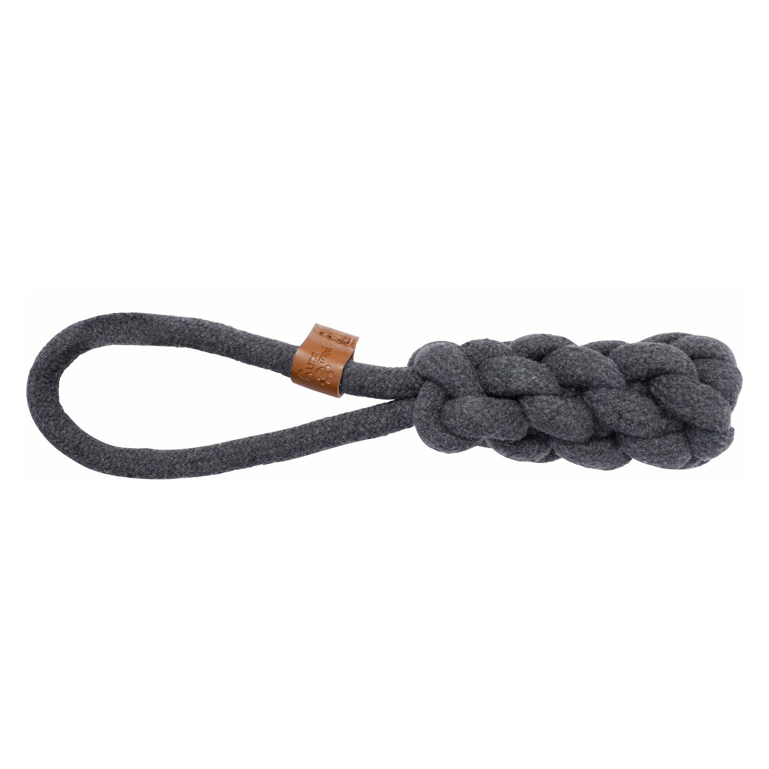 pawberry Baumwoll-Dummy geflochten  - grau