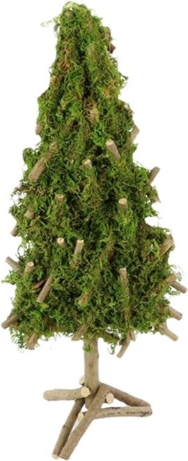 Boom op voet groen 13 x 20 x 50 cm