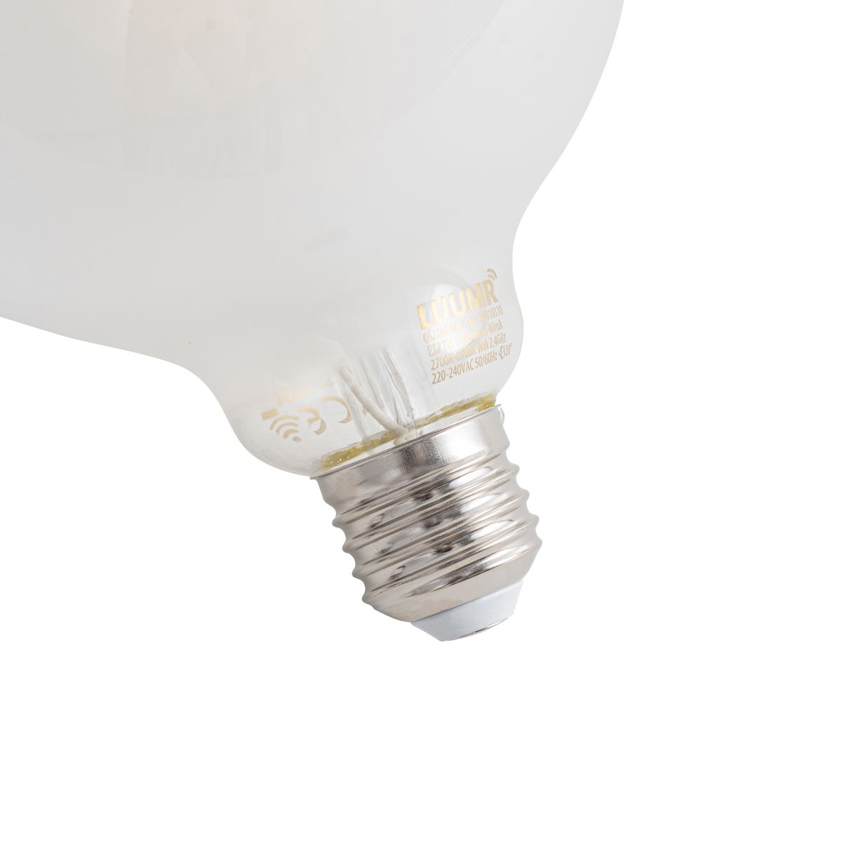 Set van 5 Smart E27 dimbare LED lampen G125 mat 7W 806 lm 2700-6500K