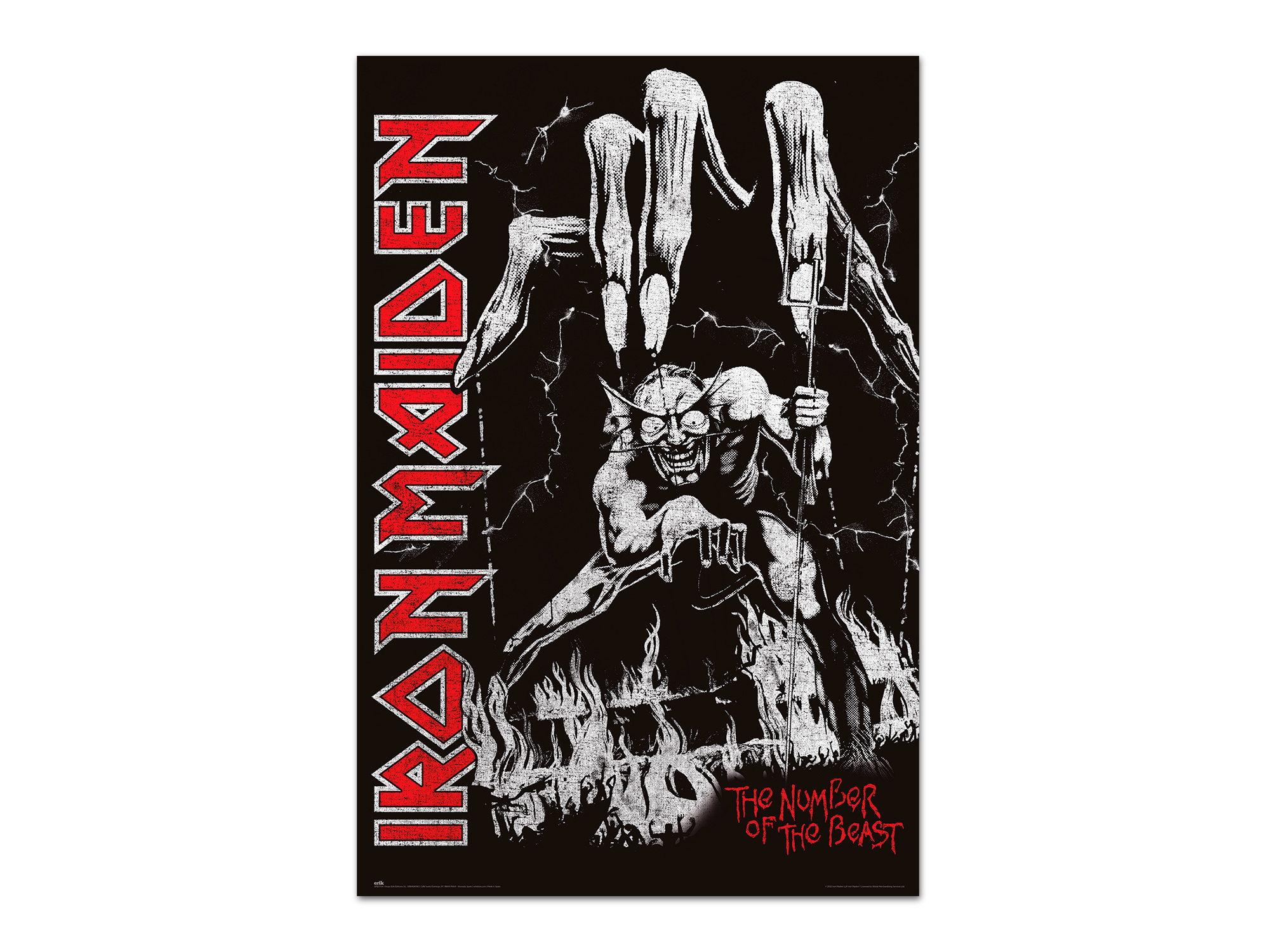 POSTER IRON MAIDEN NUMBER ERIK