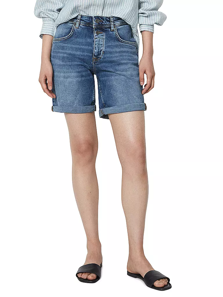 MARC O'POLO Jeansshorts dunkelblau