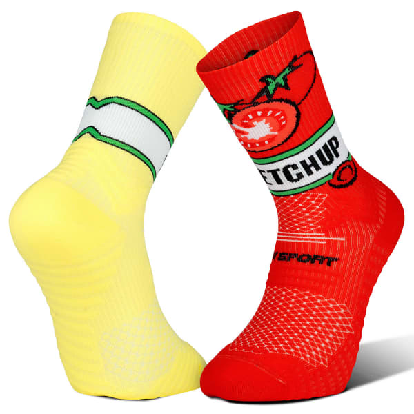 Chaussette running BV SPORT TRAIL COLLECTOR KETCHUP/MAYO