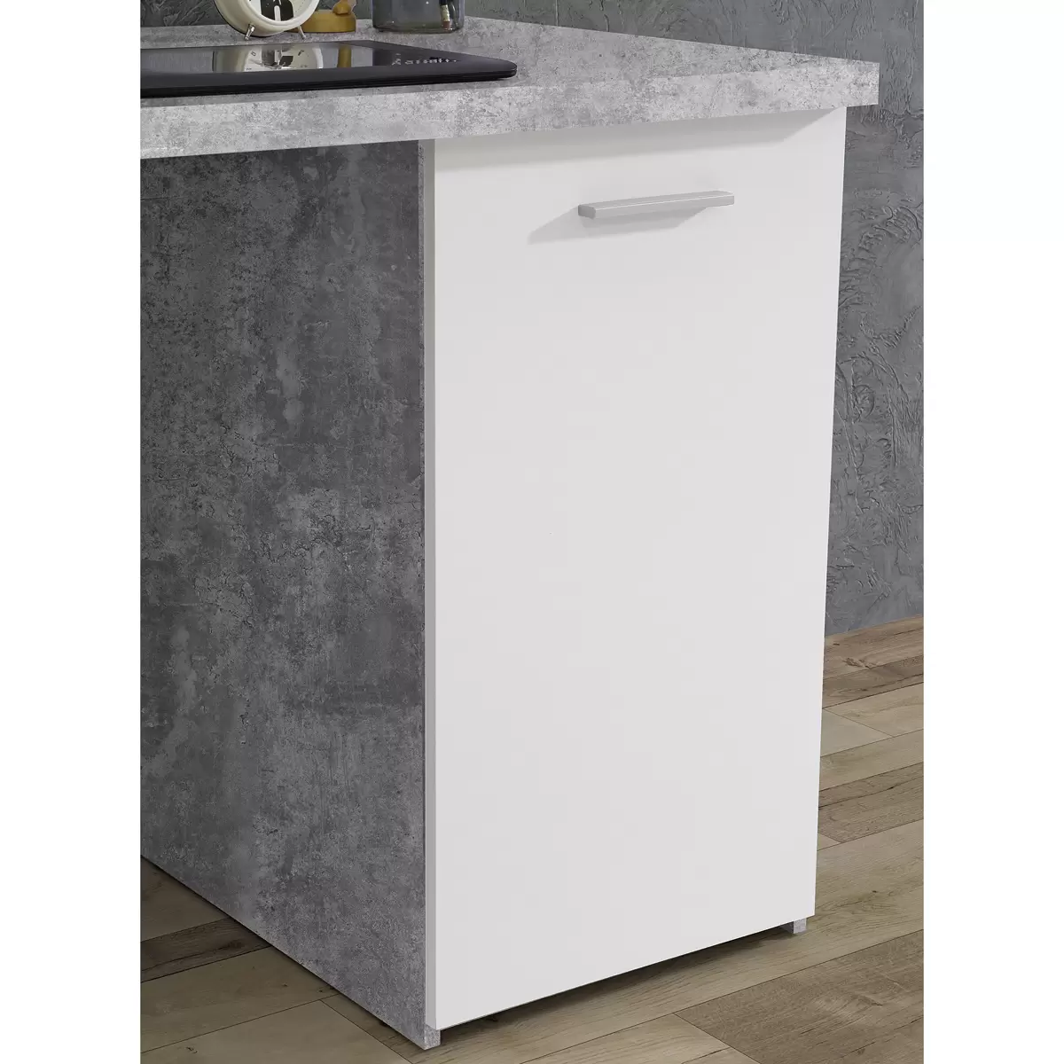 Schreibtisch Net 106 grau,weiss
