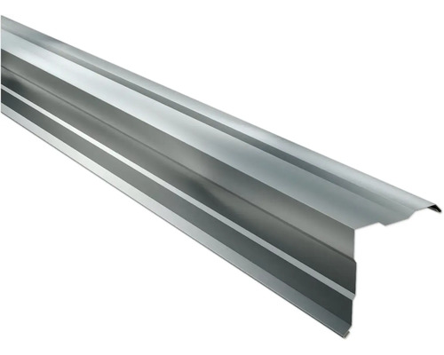PRECIT randhoek, gegroefd, voor trapeziumplaat W20 Aluzinc 1000 mm x 115 mm x 115 mm
