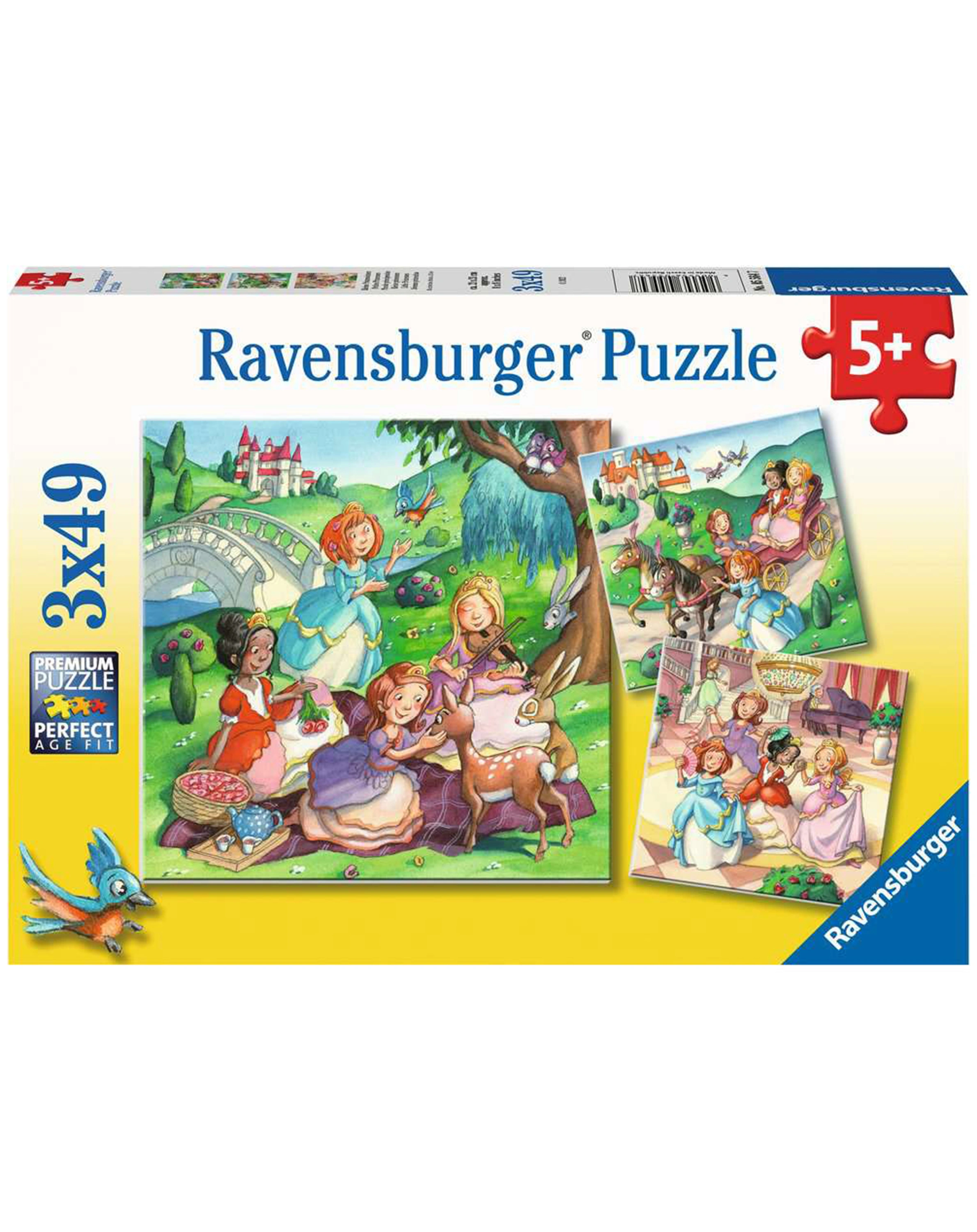 Puzzle KLEINE PRINZESSINNEN 3x49-teilig