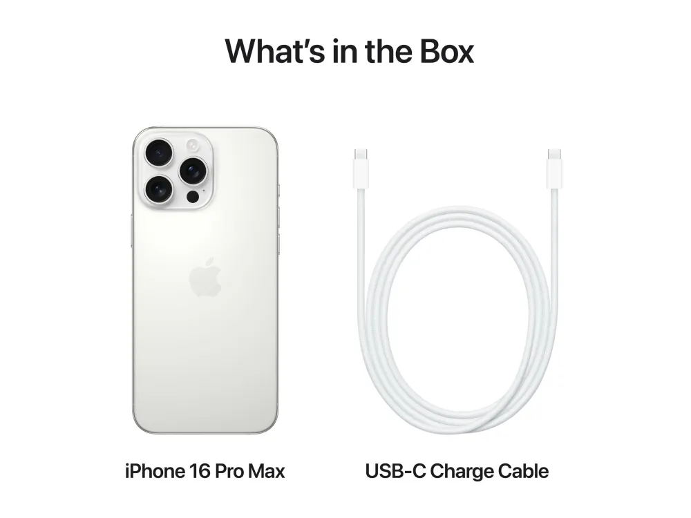 Apple | iPhone 16 Pro Max - 1 TB - White Titanium