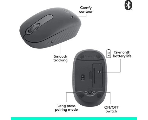 Logitech M196 - Graphite