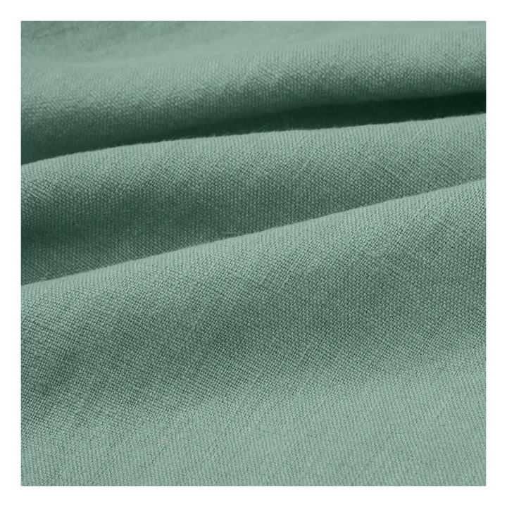 Communauté de biens Nappe en Lin lavé-surfilée | Sauge