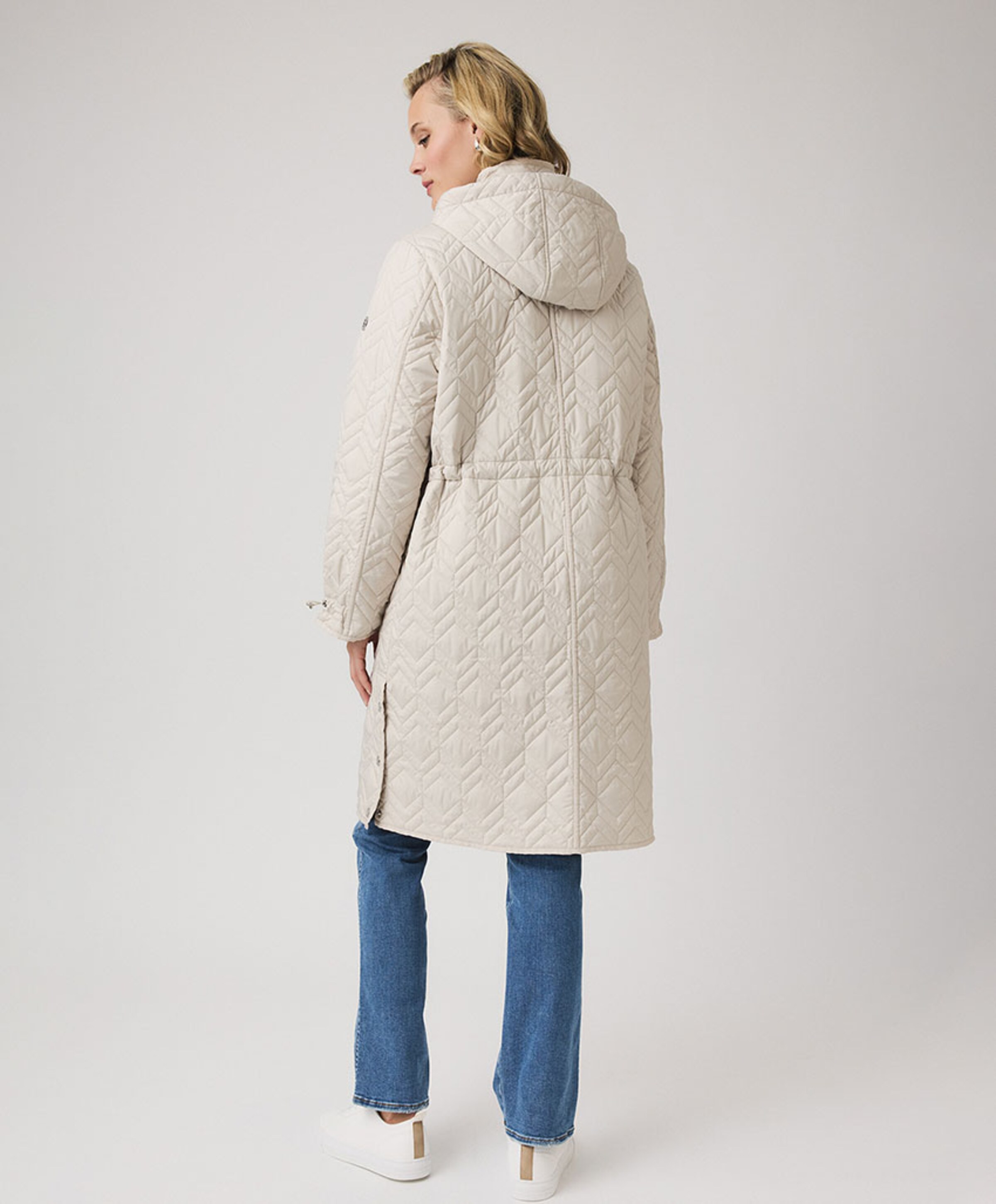 Covered Dames jas beige