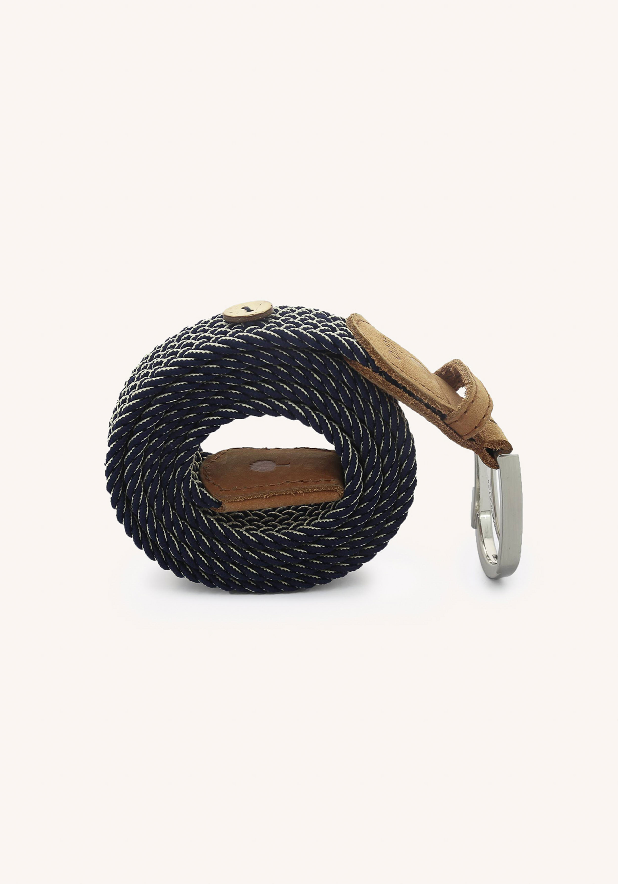 Faguo Gürtel Belt Woven Navy/Ecru