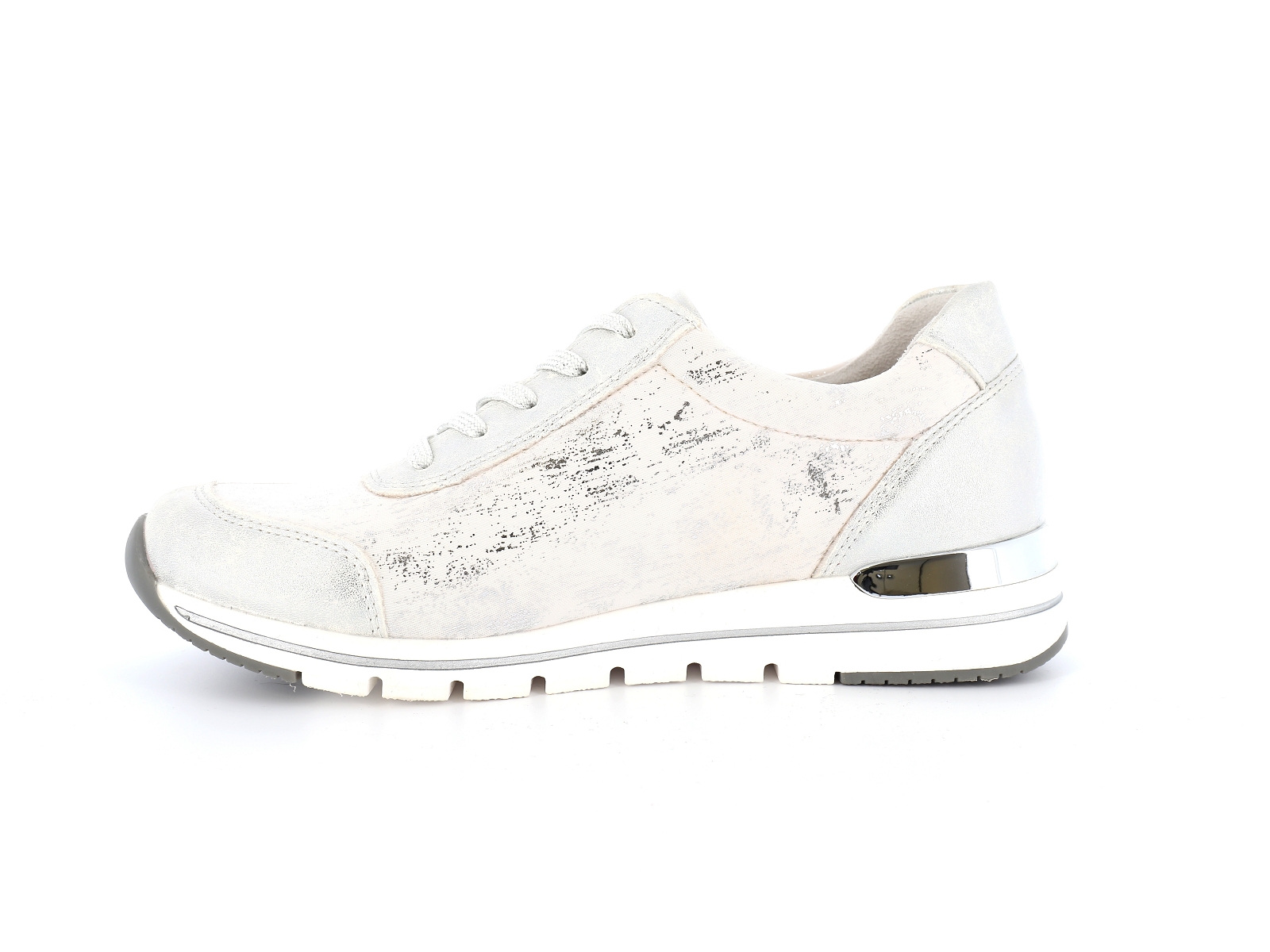 Remonte-R6700 Matières combinées Blanc Argent