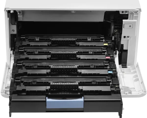 HP Color LaserJet Pro M454dw - Printer - farve - Duplex - laser - A4/Legal - 38.400 x 600 dpi - op til 27 spm (mono) / op til 27 spm (farve) - kapacitet: 300 ark - USB 2.0, Gigabit LAN, Wi-Fi(n), USB vært