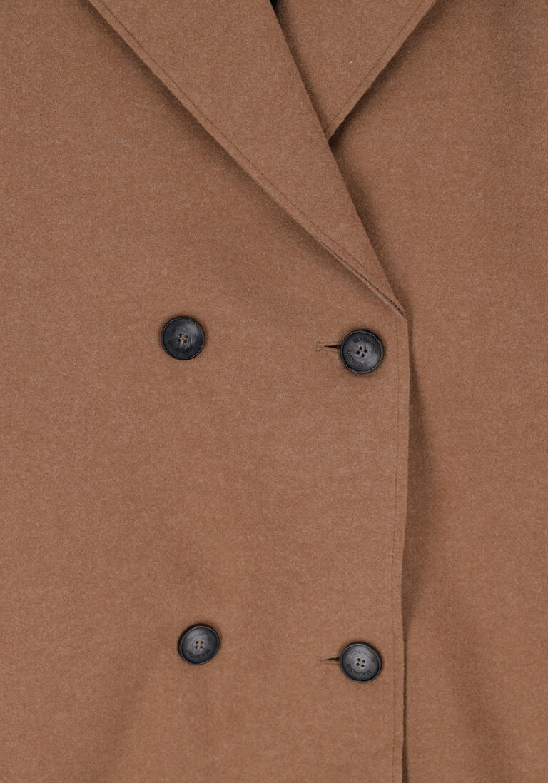BEAUMONT camel beaumont mantel belted coat