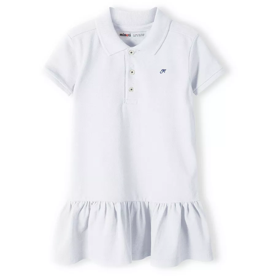 MINOTI Polokleid Weiß