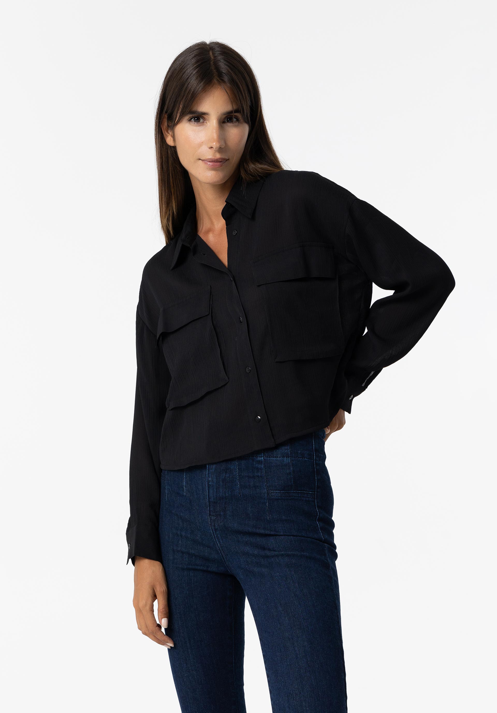 Camisa Chiffon