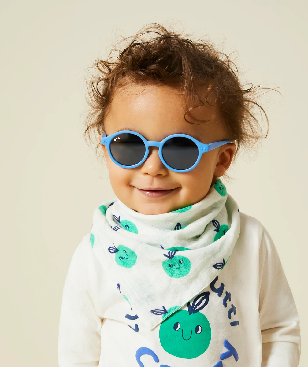 LOT DE 2 BANDANAS BÉBÉ GARÇON AVEC IMPRIMÉS