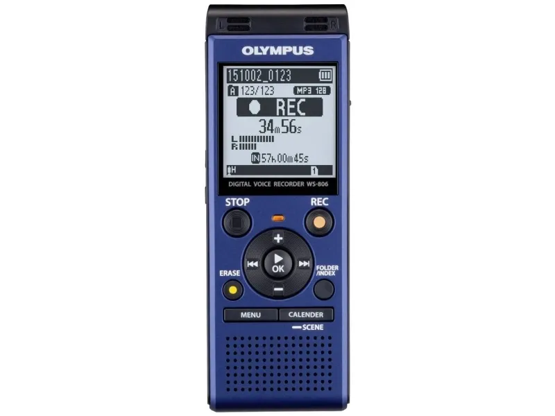 Olympus WS-806 - Stemmeoptager - 4 GB - blå
