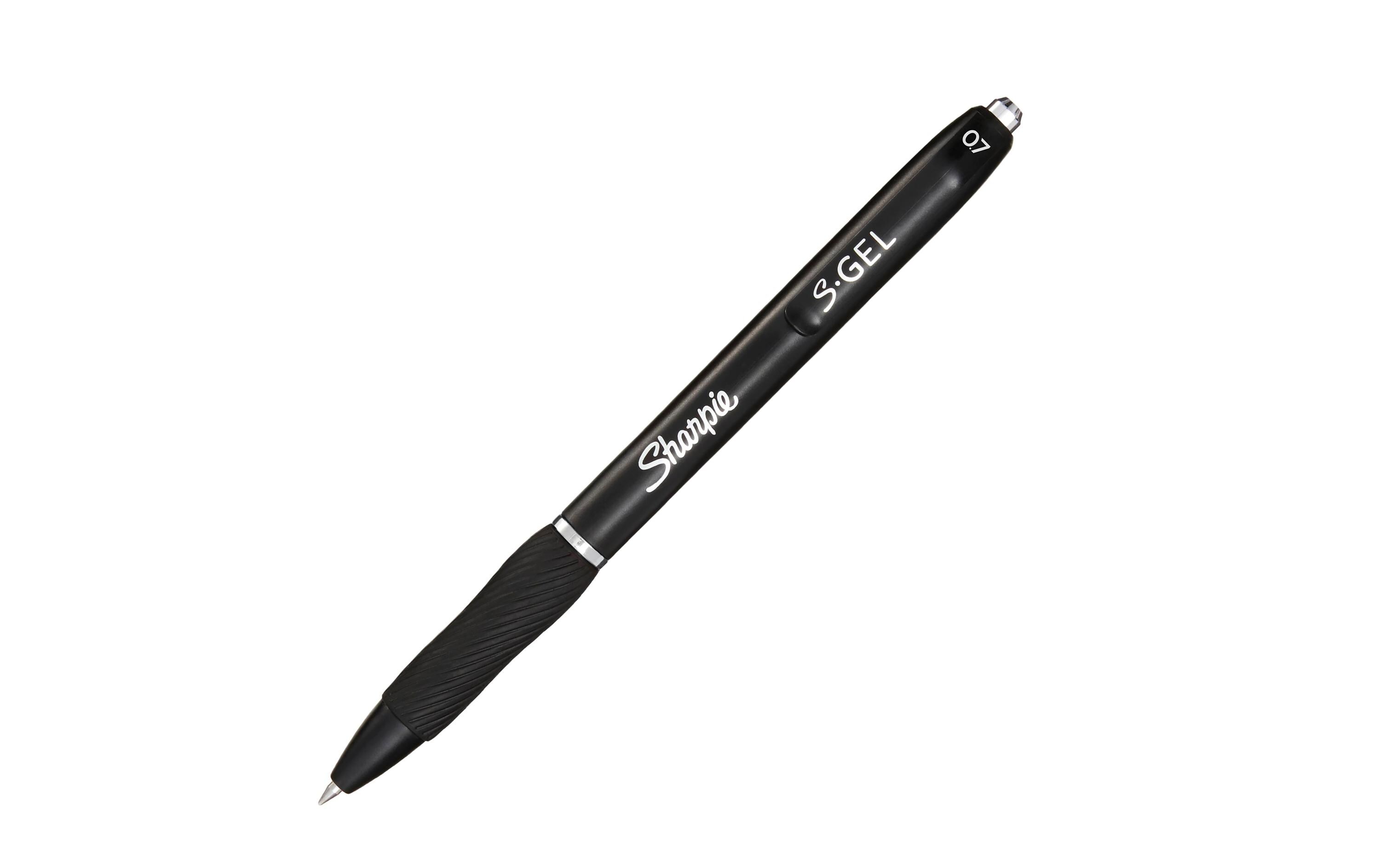 Gelschreiber 0.7 mm, Schwarz, 3 StückBester In Class Gel-Schreiber mit Druckmechanik
