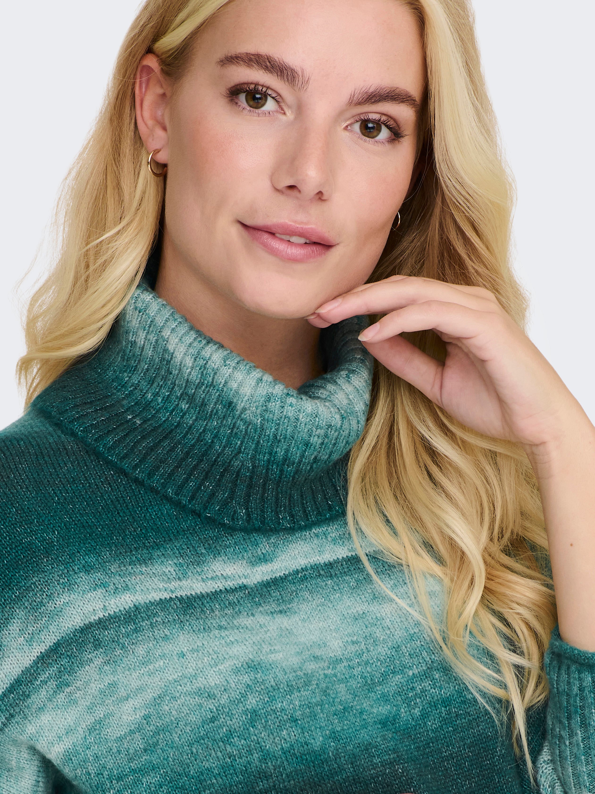OLMRAIN Strickpullover Deep Teal