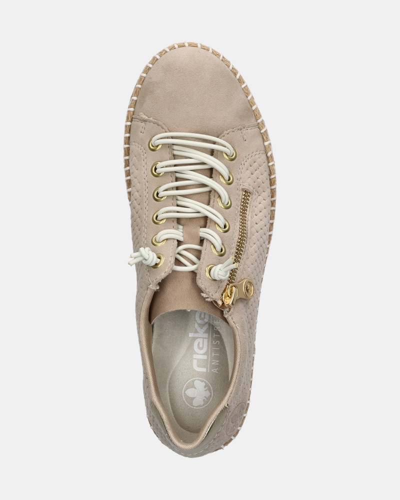 Rieker Lage sneakers  - beige