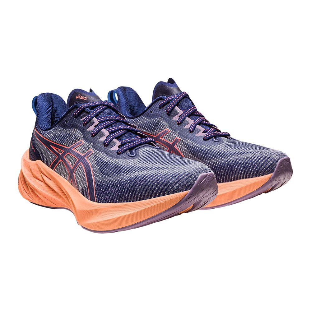 Asics NOVABLAST 3 LE - Chaussures running Femme indigo blue/papaya