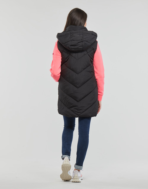 JDY - JDYSKYLAR PADDED HOOD WAISTCOAT OTW - Noir