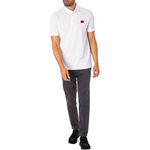 BOSS - Dereso232 Polo Ajustado Blanco