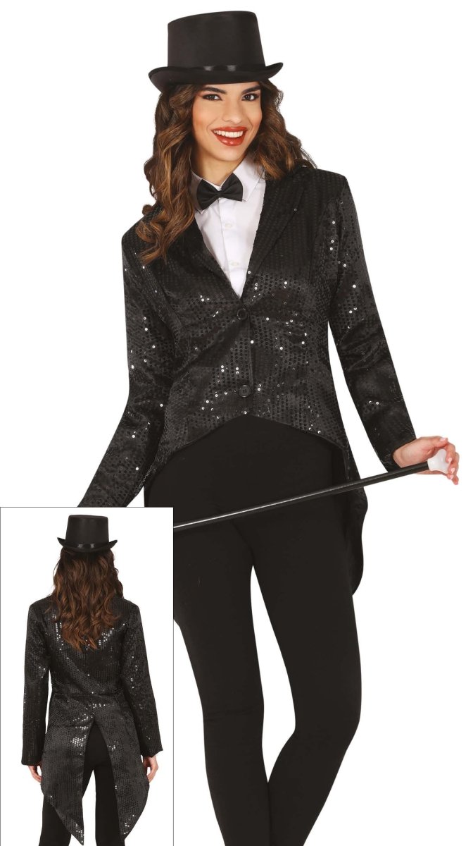 Zwarte Blazer Dames Pailletten