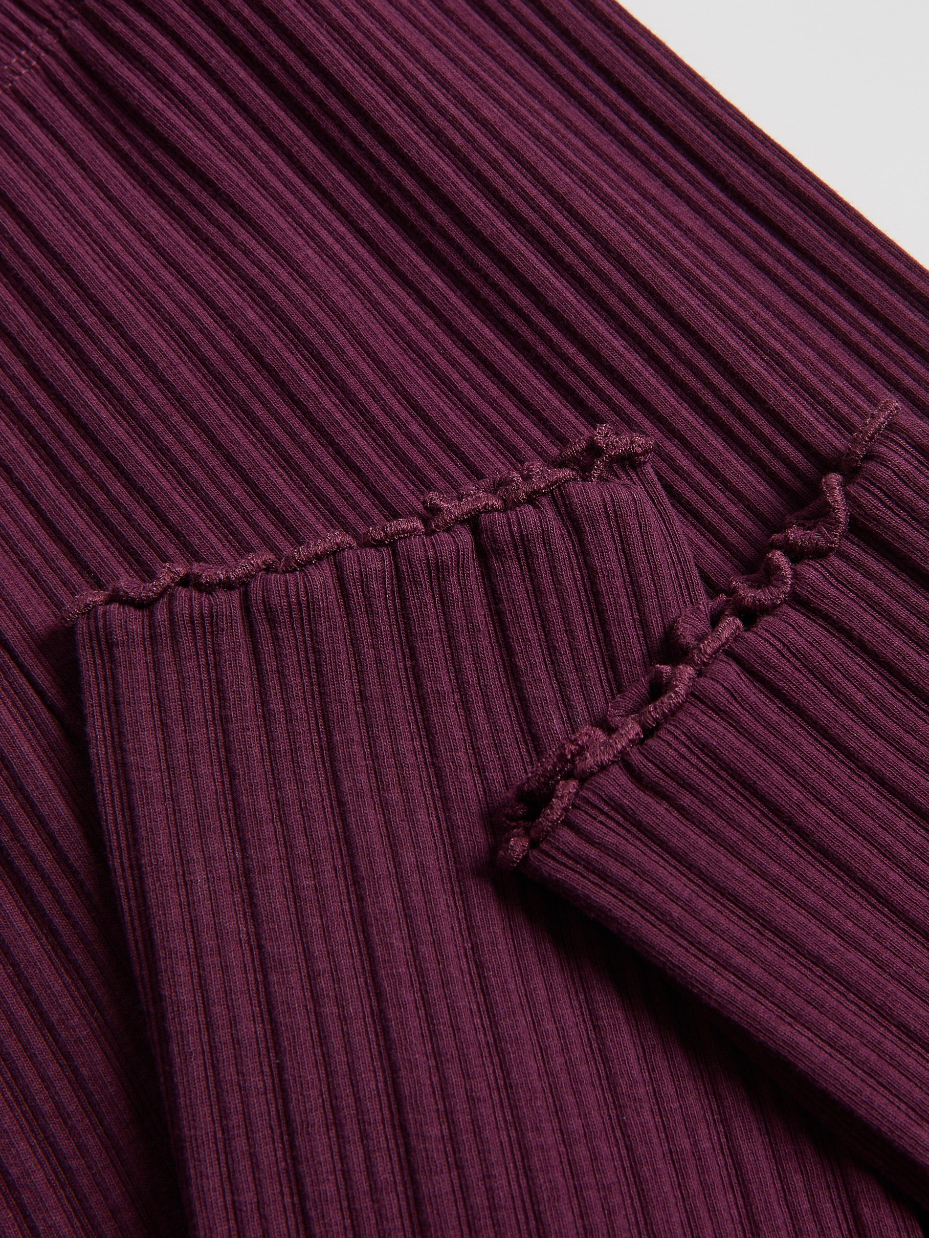 Leggings aus Rippstrick