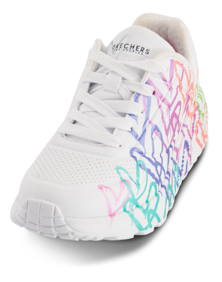 Skechers Uno Lite Spread the Love Sneaker Hvid 314098L (27-39)