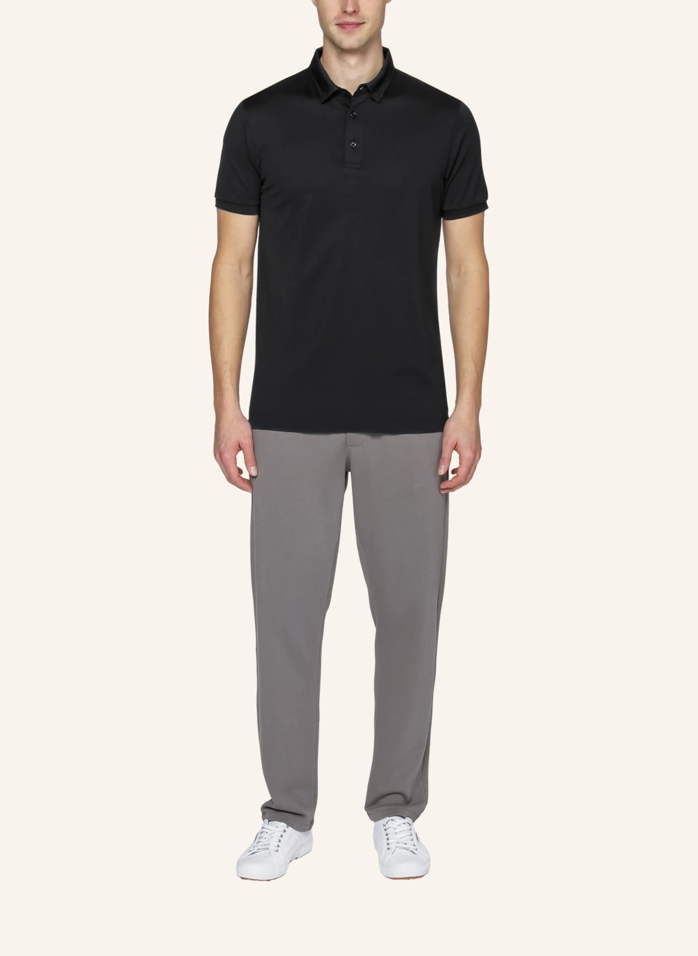 TRUSTED HANDWORK 1/2-Sleeve Polo Shirt