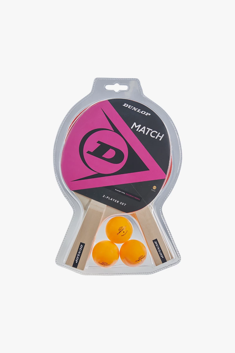 Dunlop Match 2 Player Tischtennis Set