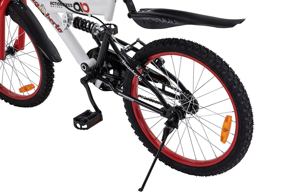 Actionbikes Kinderfahrrad Dagoberto 20 Zoll, V-Brake-Bremsen, Federung, Kettenschutz, Fahrradständer