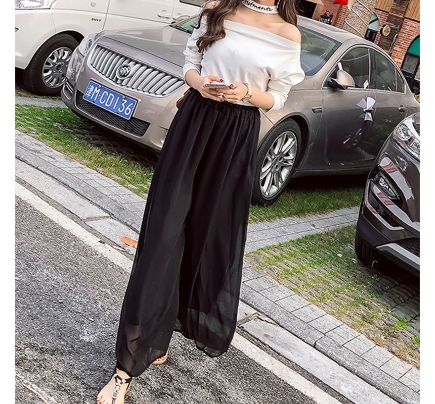 Everose - Wijde Chiffon Broek