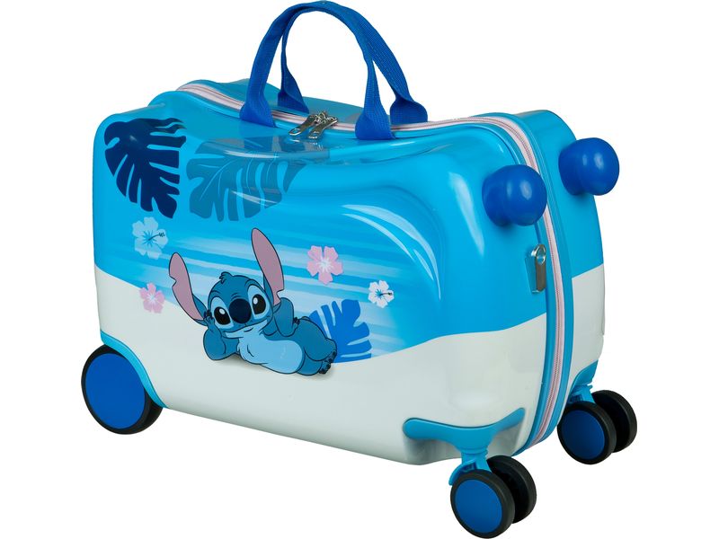 Undercover Reisetrolley Ride-on Lilo & Stitch Koffer für Kinder