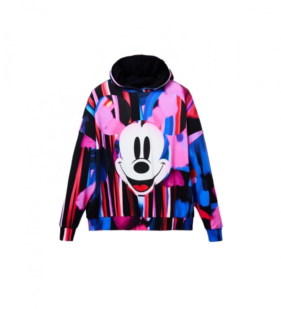Moletom oversized Desigual Mickey Mouse multicolorido