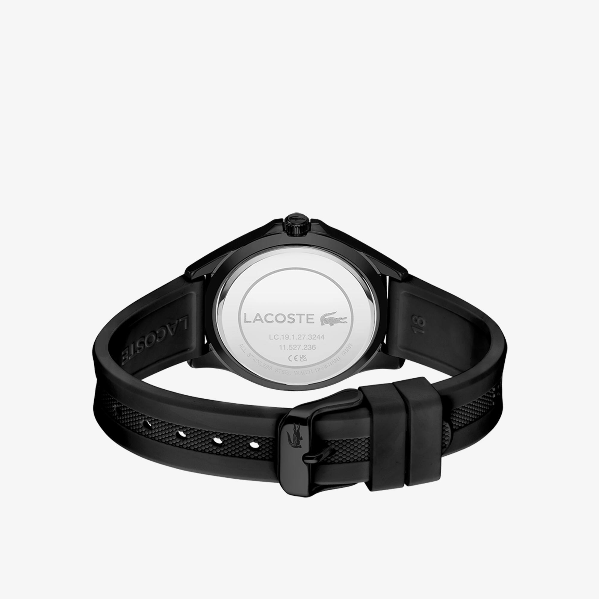 Damen LACOSTE Swing Armbanduhr aus schwarzem Silikon Uhren - Weiss - Lacoste - Damen