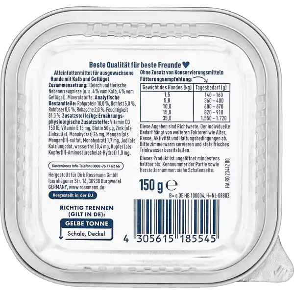 Schlemmer-Menü mit Kalb und Geflügel